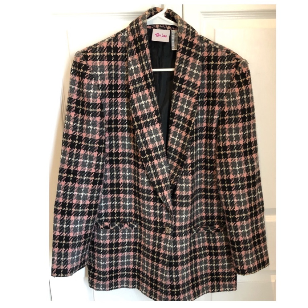 Tan Jay Multicolored Blazer